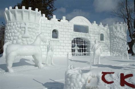 Ice Sculpture from Michigan Tech Winter Carnival | MICHIGAN MY MICHIGAN | Pinterest | Sculpture ...