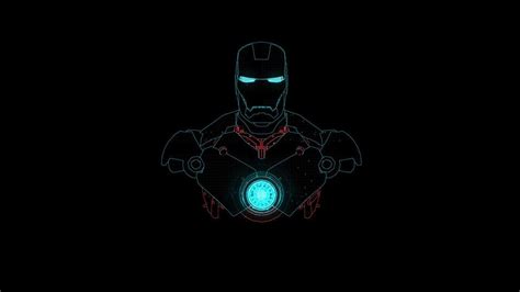 Iron Man Black Desktop Wallpaper