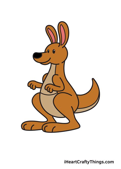 Breathtaking Info About How To Draw A Cartoon Kangaroo - Philosophypeter5