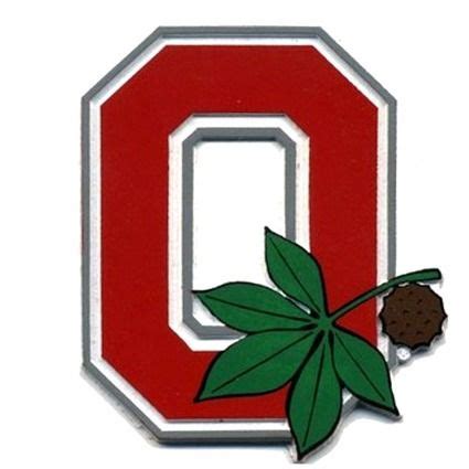 Buckeye Leaf Ohio State Block O - Debora Milke