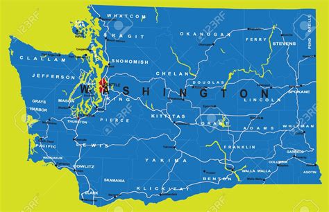 Washington State Outline Vector at GetDrawings | Free download