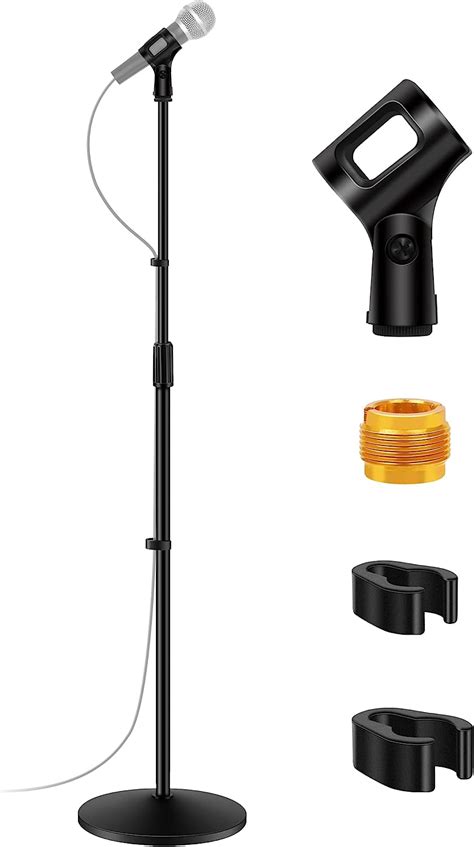 Amazon.com: InnoGear Mic Stand, Microphone Stand Floor Detachable Boom Mic Arm Stands with ...