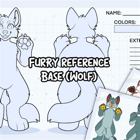 Furry Base Ref Sheet - Etsy Canada