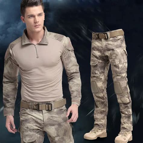 Tactical Suit Military Uniform Clothing Special Forces SWAT Camouflage Combat Suit Army Multicam ...