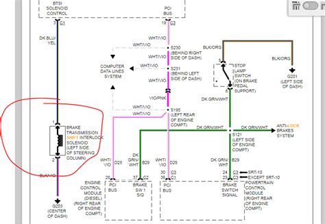 Dodge Ram Ignition Switch Wiring Diagram