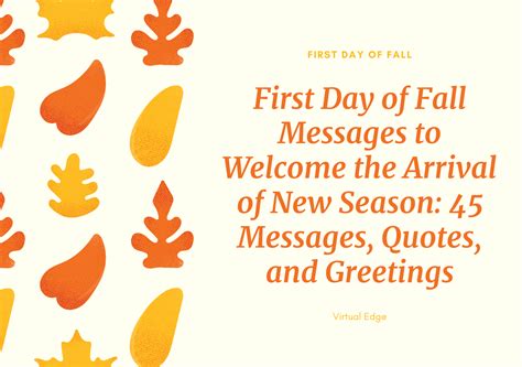 50 First Day of Fall Messages Quotes, and Greetings to Welcome the ...