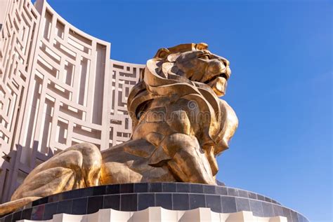 MGM Grand - Leo the Lion stock photo. Image of america - 273472652