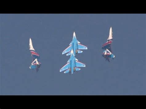 VIDEO: Russian Knights Su-30SM Display Team – Military Aviation Review