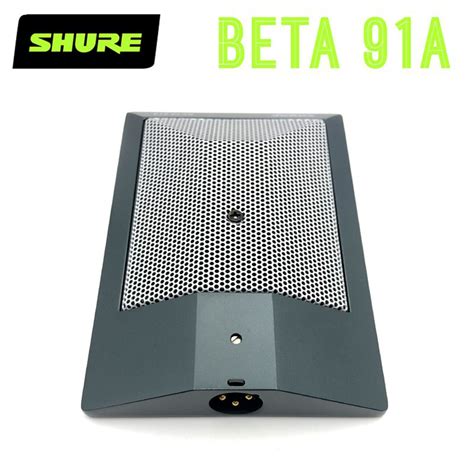 SHURE BETA-91Aเครื่องดนตรีกลองเบสไมโครโฟนคอนเดนเซอร์มืออาชีพแบบมีสายไมโครโฟนสำหรับเครื่องดนตรี ...