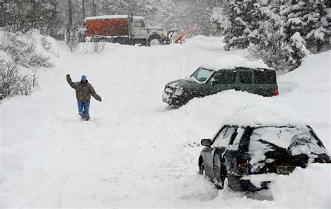 Storm heaps snow across Colorado