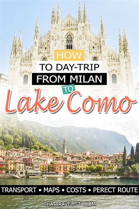 Lake Como Day Trip from Milan by Train | Lake como, Lake como italy, Milan