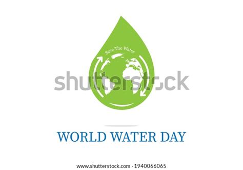 World Water Day Logo Design Illustration Stock Vector (Royalty Free ...