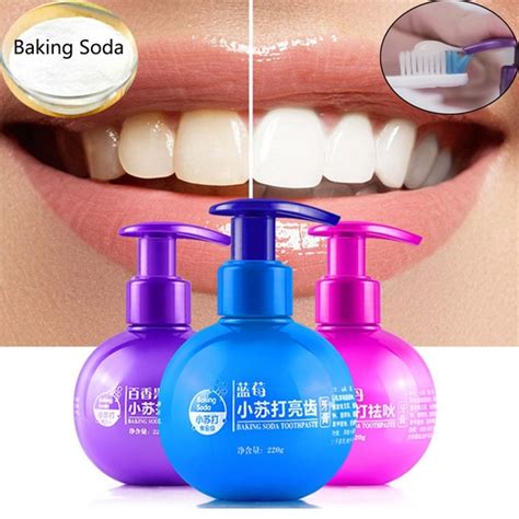 Whitening Toothpaste 220g with Baking Soda - Rejuvenating Sets