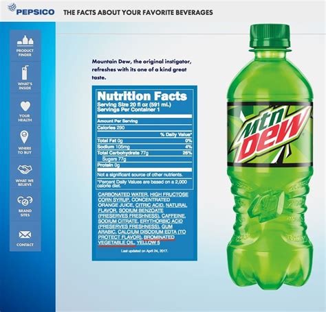 Does Mountain Dew Contain the 'Dangerous Chemical' BVO? | Health info ...