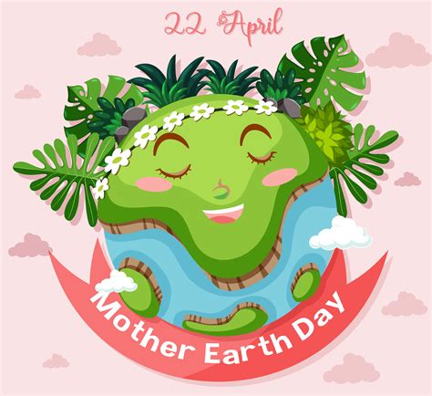 Poster design for mother earth day 1142239 Vector Art at Vecteezy