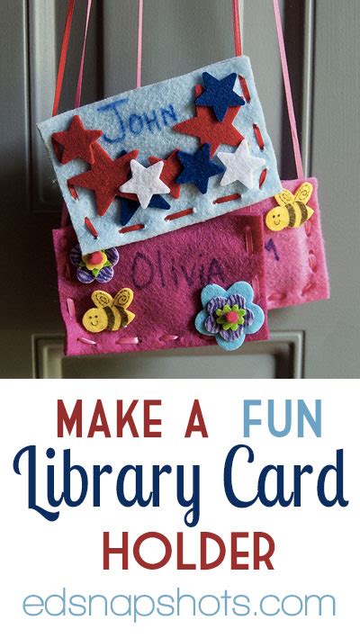 Make a Fun Library Card Holder | Homeschool Better Together