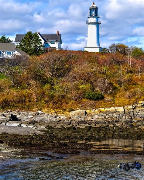 Maine Lighthouses and Beyond: Cape Elizabeth (Two Lights) Lighthouses