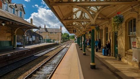 Old UK Victorian Train Station - Stock Video | Motion Array