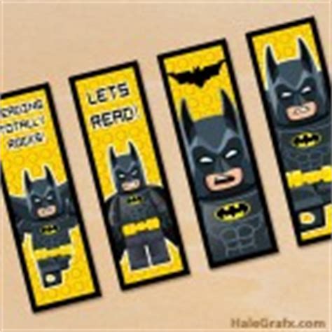 FREE Printable LEGO Batman Bookmarks