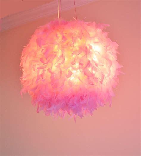 Fluffy Pink Turkey Feather lampshade lantern for lighting ! | Turkey feathers, Pink, Lanterns