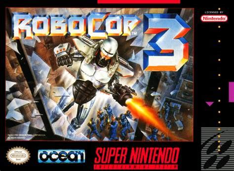 Robocop 3 SNES Super Nintendo