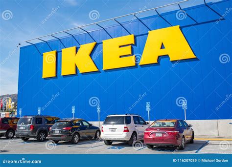 Exterior of an Ikea store editorial stock image. Image of furniture ...