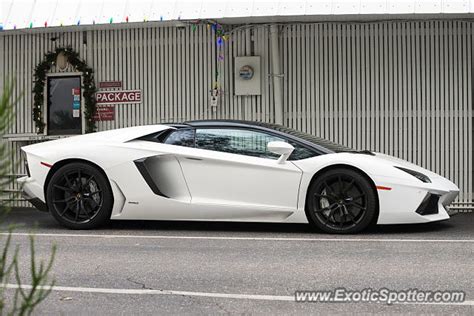 Lamborghini Aventador spotted in Sarasota, Florida on 01/25/2020