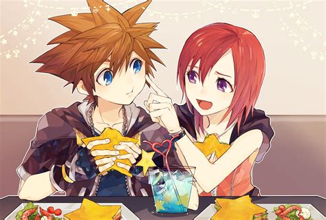 Kingdom Hearts Sora and Kairi | Kingdom hearts, Kingdom hearts fanart, Kingdom hearts funny