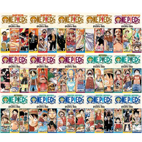 MANGA One Piece Volumes 1-45 In 15 OMNIBUS Editions 1-15 TP, 47% OFF