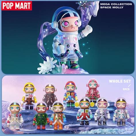 POP MART MEGA COLLECTION 100% SPACE MOLLY SERIES 1 POPMART Blind Box ...