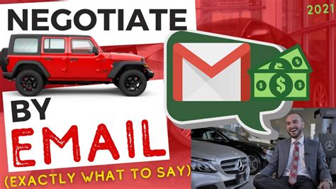 How to Negotiate Car Price by Email (Exactly What to Say in 2021) - YouTube