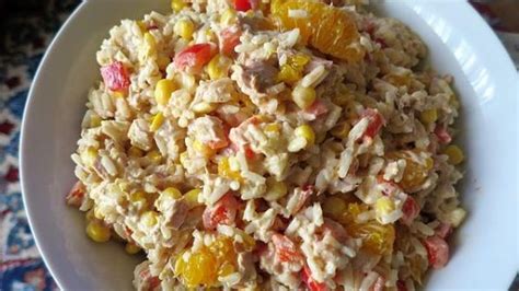 Fruity Tuna Curry Rice Salad - Boss Kitchen