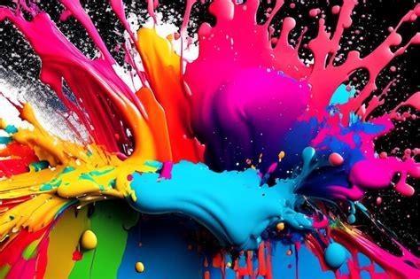 Premium AI Image | colorful background