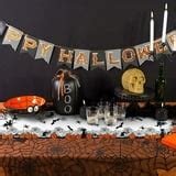 Ikfashoni Halloween Table Runner, Fall Pumpkin Spider Bat Witch Table ...