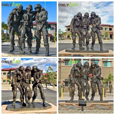 Forces Military Army No Man Left Behind Soldier Statue | onlyart sculpture co.,ltd