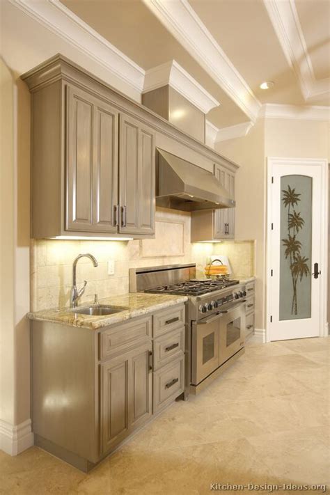 #Kitchen Idea of the Day: Traditional gray kitchens - Gallery. | Beige ...