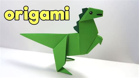 Origami De Dinosaurios Para Niños Paso A Paso - Actividad del Niño