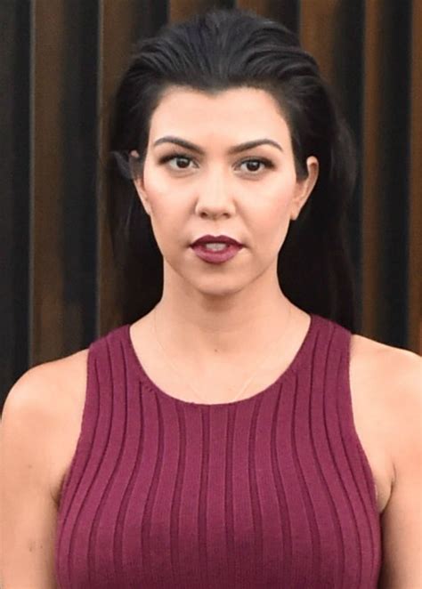 Kourtney Kardashian Wore the Prettiest Fall Lipstick Color Ever | Glamour