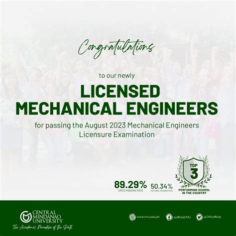 Central Mindanao University is the 𝟯𝗿𝗱 𝘁𝗼𝗽 𝗽𝗲𝗿𝗳𝗼𝗿𝗺𝗶𝗻𝗴 𝘀𝗰𝗵𝗼𝗼𝗹 – Central Mindanao University