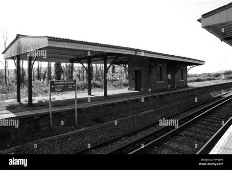 Old Railway Station - Isle of Wight UK Stock Photo, Royalty Free Image ...