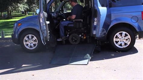 Wheelchair accessible Honda Element XWAV from Freedom Motors - YouTube