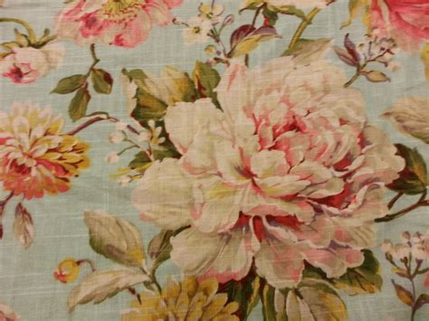 English Garden Shabby Chic Style French Country Linen Fabric Drapery ...