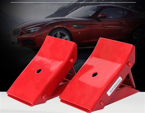 Foldable Car Stopper Trangular Tire Support Pad Stop Block Device on ...