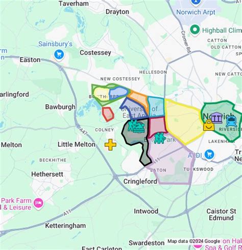 UEA Housing map - Google My Maps