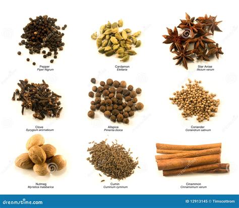 Spice Chart Royalty Free Stock Photo - Image: 12913145