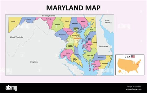 Maryland Political Map Printable Map Of Maryland Printable Maps | The Best Porn Website