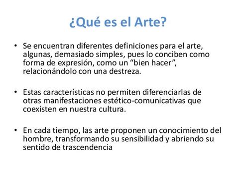 ¿Qué es el Arte?