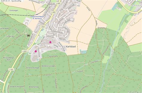 Karlsbad Map Germany Latitude & Longitude: Free Maps