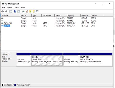 Resize Windows 10 System Partition - Microsoft Community