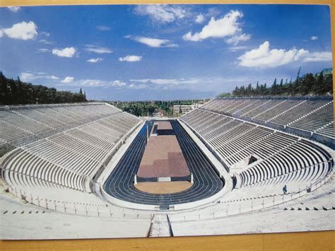 the olympic stadium in Athens, Greece